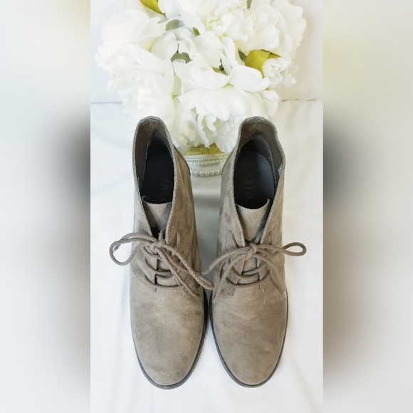 MIA Sage Faux Suede Lace Up Booties - Picture 7 of 13